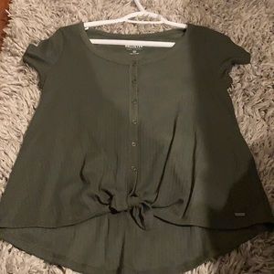 Hollister T-Shirt Forest Green XS
